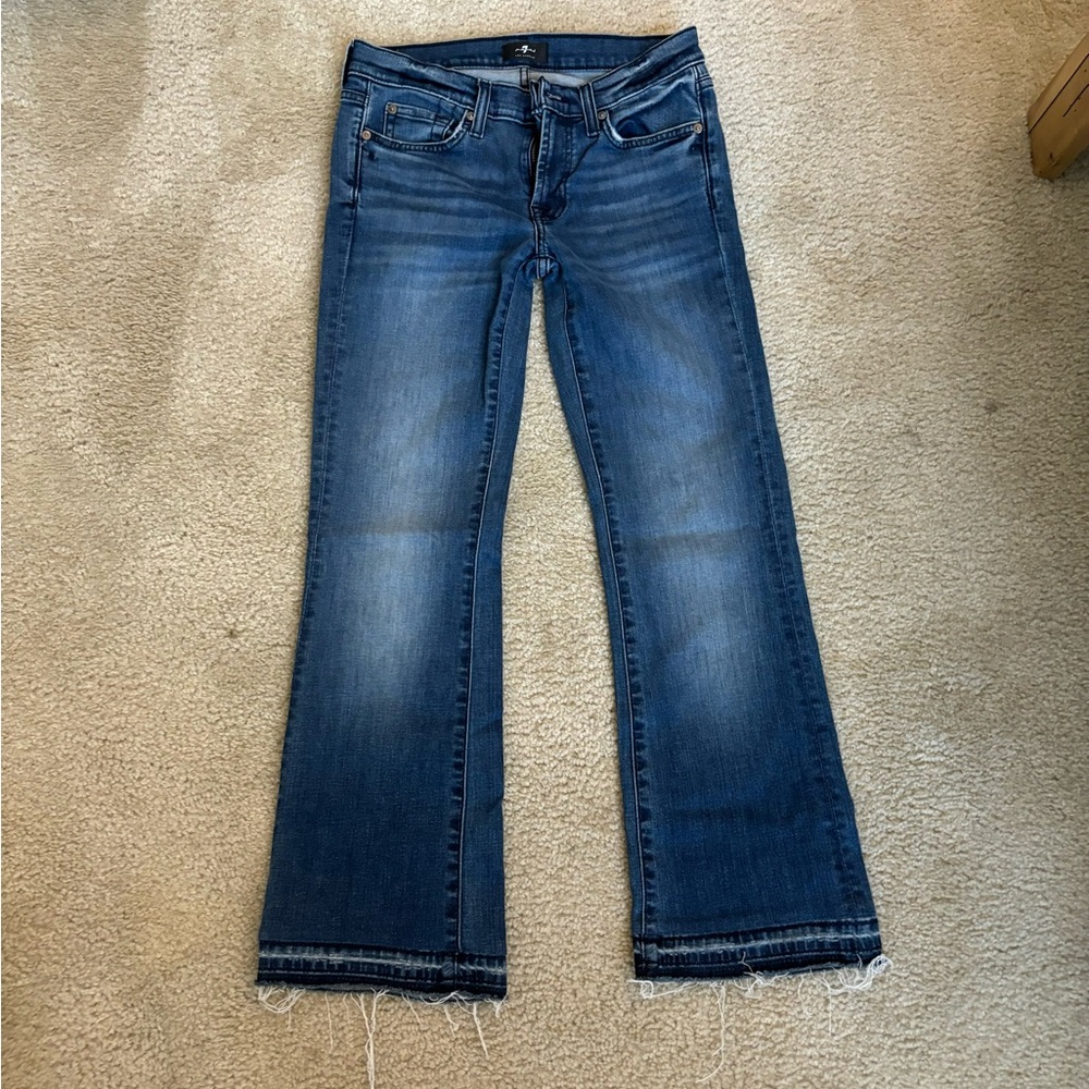 7 For All Mankind flared denim jeans